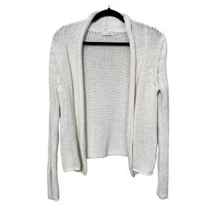 ALPHA Massimo Rebecchi 100% Cotton Knit Cardigan Sweater size Italy 42